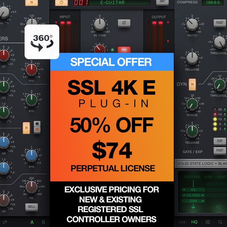 Plugin SSL 4K E Channel Strip